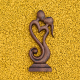 Couple Wooden Carved Love Tabletop Ornament - BGCOPPER