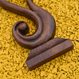 Couple Wooden Carved Love Tabletop Ornament - BGCOPPER