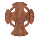 Hand-Carved Beechwood “Hand of Redemption” Crucifix | The Passion and Divine Grace of Christ
