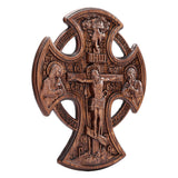 Hand-Carved Beechwood “Hand of Redemption” Crucifix | The Passion and Divine Grace of Christ