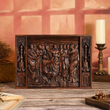 Jesus and the Apostles Wooden Wall Hanging - BGCOPPER