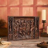 Jesus and the Apostles Wooden Wall Hanging - BGCOPPER