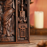 Jesus and the Apostles Wooden Wall Hanging - BGCOPPER