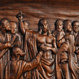 Jesus and the Apostles Wooden Wall Hanging - BGCOPPER
