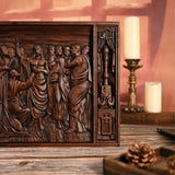 Jesus and the Apostles Wooden Wall Hanging - BGCOPPER