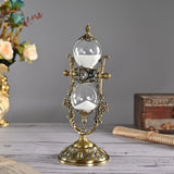 Classical Desktop Rotating Glass Hourglass Ornament - BGCOPPER