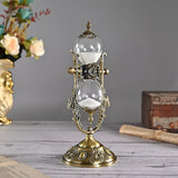 Classical Desktop Rotating Glass Hourglass Ornament - BGCOPPER