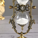 Classical Desktop Rotating Glass Hourglass Ornament - BGCOPPER