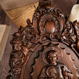 St. Jude Wooden Religious Icon Wall Artwork - Patron Saint of Despair in Troubled Times - BGCOPPER