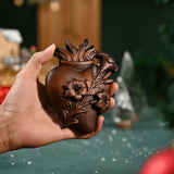 Holy Family Three Sacred Hearts Wooden Wall Decoration - BGCOPPER