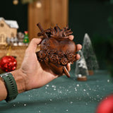 Holy Family Three Sacred Hearts Wooden Wall Decoration - BGCOPPER