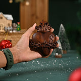 Holy Family Three Sacred Hearts Wooden Wall Decoration - BGCOPPER