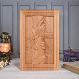 God's Redeeming Hand Beech Wood Carving Wall Decoration - BGCOPPER