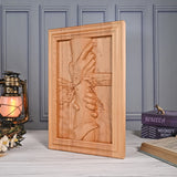 God's Redeeming Hand Beech Wood Carving Wall Decoration - BGCOPPER