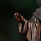 Wooden Statue of the Sacred Heart of Jesus - BGCOPPER