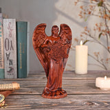 Metatron Angel Cube Beechwood Guardian Ornament: Soulful Resonance of Faith and Art - BGCOPPER