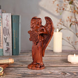 Metatron Angel Cube Beechwood Guardian Ornament: Soulful Resonance of Faith and Art - BGCOPPER