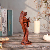 Metatron Angel Cube Beechwood Guardian Ornament: Soulful Resonance of Faith and Art - BGCOPPER