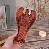 Metatron Angel Cube Beechwood Guardian Ornament: Soulful Resonance of Faith and Art - BGCOPPER
