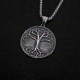 New titanium steel tree of life necklace - BGCOPPER