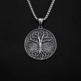 New titanium steel tree of life necklace - BGCOPPER