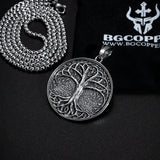 New titanium steel tree of life necklace - BGCOPPER