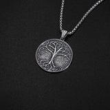 New titanium steel tree of life necklace - BGCOPPER