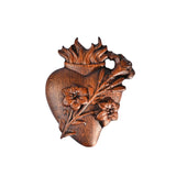 Holy Family Three Sacred Hearts Wooden Wall Decoration - BGCOPPER