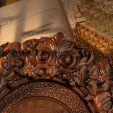 Mother Mary with Baby Jesus Wood Carving Decor - BGCOPPER