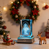 Our Lady of the Immaculate Heart Crystal Ornament