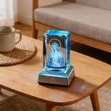 Our Lady of the Immaculate Heart Crystal Ornament