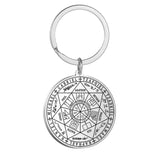 Vintage Titanium Seven Archangel's Seal Pendant - Amulet against evil eyes, curses, spells - BGCOPPER