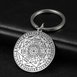 Vintage Titanium Seven Archangel's Seal Pendant - Amulet against evil eyes, curses, spells - BGCOPPER