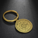 Vintage Titanium Seven Archangel's Seal Pendant - Amulet against evil eyes, curses, spells - BGCOPPER