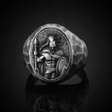 Handmade Vintage Spartan 925K Sterling Silver Size Adjustable Ring - BGCOPPER