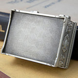 Vintage Zinc Alloy Floral Necklace Ring Jewelry Organizer - BGCOPPER