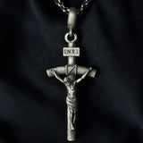 BGCOPPER S925K Silver Crucifix of Jesus Christ: A Timeless Masterpiece of Faith and Art - BGCOPPER