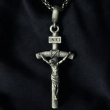 BGCOPPER S925K Silver Crucifix of Jesus Christ: A Timeless Masterpiece of Faith and Art - BGCOPPER