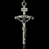 BGCOPPER S925K Silver Crucifix of Jesus Christ: A Timeless Masterpiece of Faith and Art - BGCOPPER