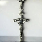 BGCOPPER S925K Silver Crucifix of Jesus Christ: A Timeless Masterpiece of Faith and Art - BGCOPPER
