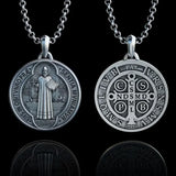 Saint Benedict Medallion Ward Off Evil Necklace - BGCOPPER