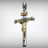 BGCOPPER S925K Silver Crucifix of Jesus Christ: A Timeless Masterpiece of Faith and Art - BGCOPPER