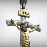 BGCOPPER S925K Silver Crucifix of Jesus Christ: A Timeless Masterpiece of Faith and Art - BGCOPPER
