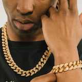 Cuban necklace bracelet for men and women - BGCOPPER