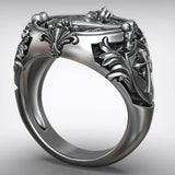 St. Michael Archangel Holy Sword Gabriel Angel S925K Silver Ring - BGCOPPER