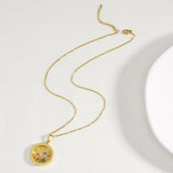 Our Lady of Guadalupe Gold Stainless Steel Locket Necklace – Faith, Blessing & Sparkle