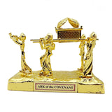The Ark of the Covenant Statue with Carriers, Religious Floor Mount Sculpture, Thanksgiving Spiritual Decoration - BGCOPPER