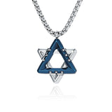 Men’s Two-Tone Star of David Pendant Necklace – Heritage, Protection & Modern Style