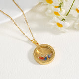 Our Lady of Guadalupe Gold Stainless Steel Locket Necklace – Faith, Blessing & Sparkle