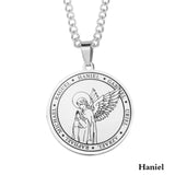 Seven Archangel's Medal Pendant Amulet - Under their wings, we walk with peace of mind - BGCOPPER